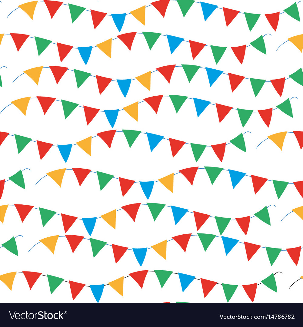 Kinder Karneval nahtlose Muster mit Bungalow