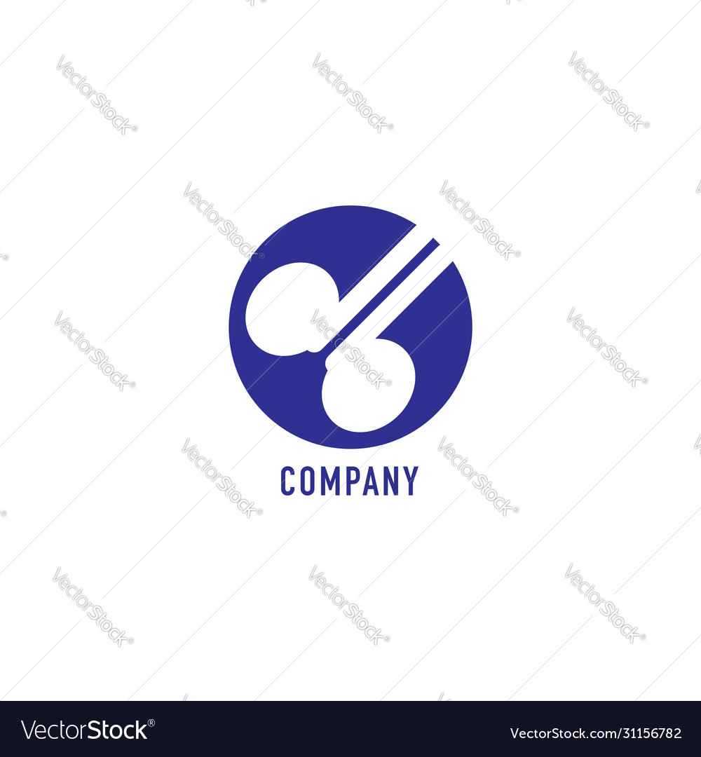 Lowercase letter db alphabet logo design template