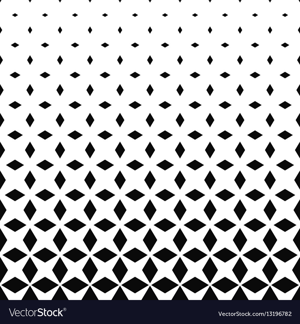 Monochrome rhombus shape pattern design background