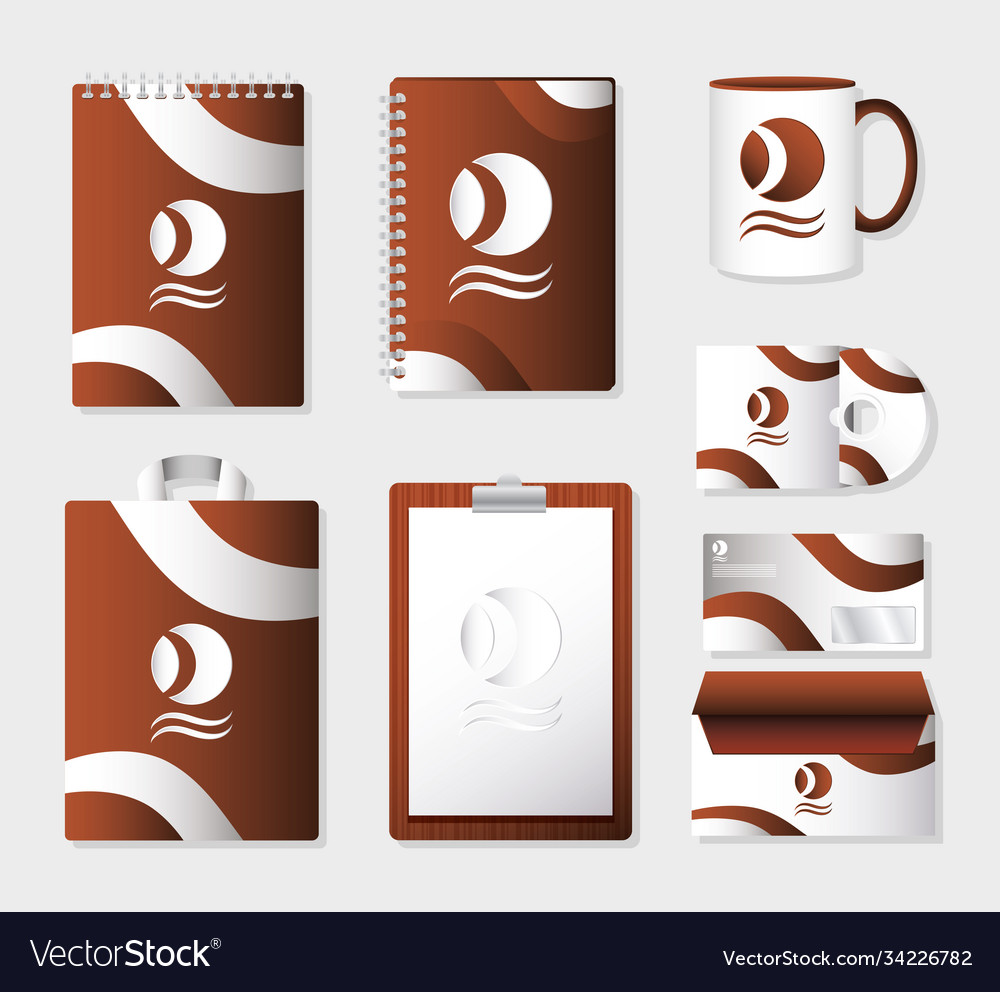 Notebooks and set branding icons