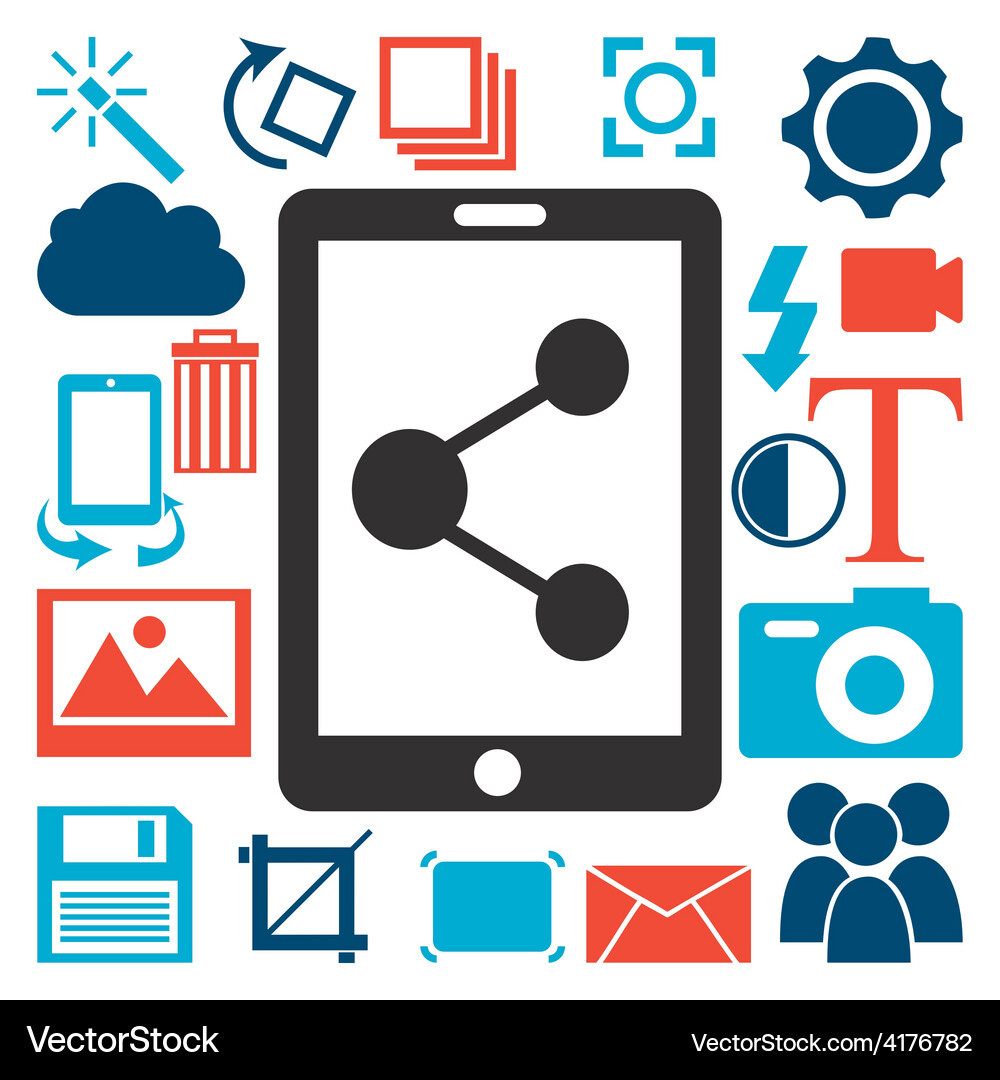 Social Computer Network Vector Social network Royalty Free Vector Image - VectorStock
