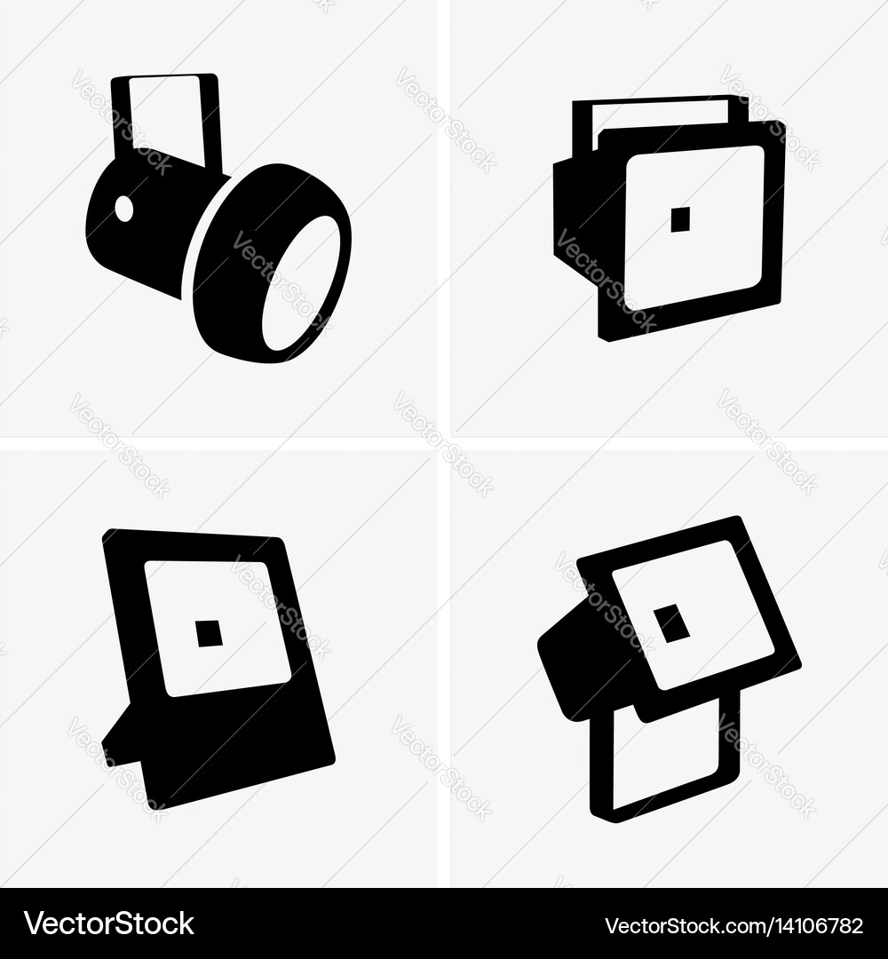 Spotlights Royalty Free Vector Image - VectorStock