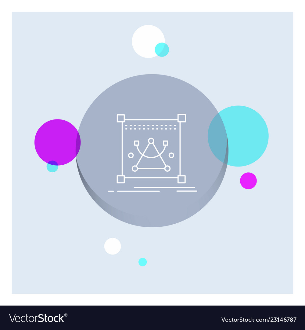 3d edit editing object resize white line icon vector image 3d edit editing object resize white line icon