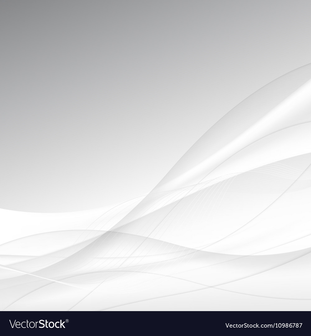 Abstract white waves - data stream concept