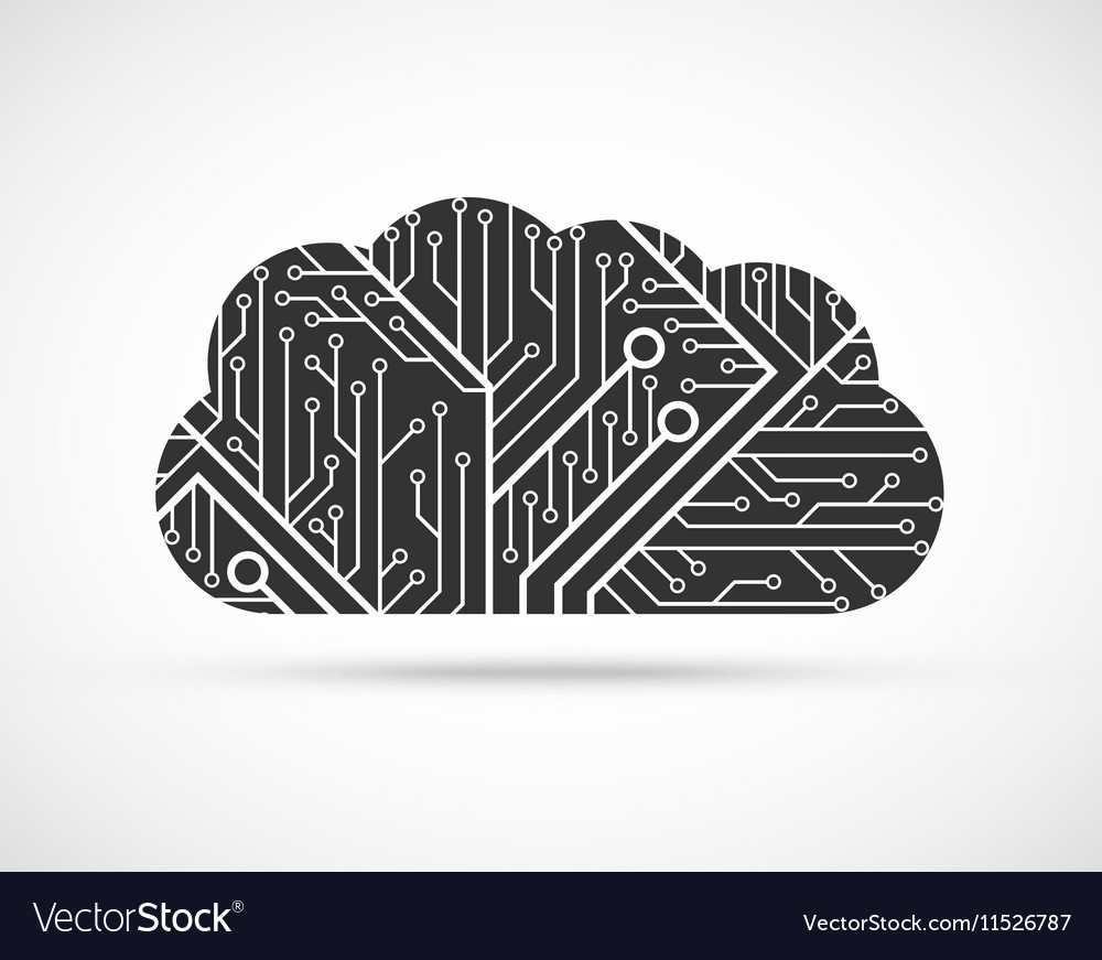 Cloud computing concept technology background