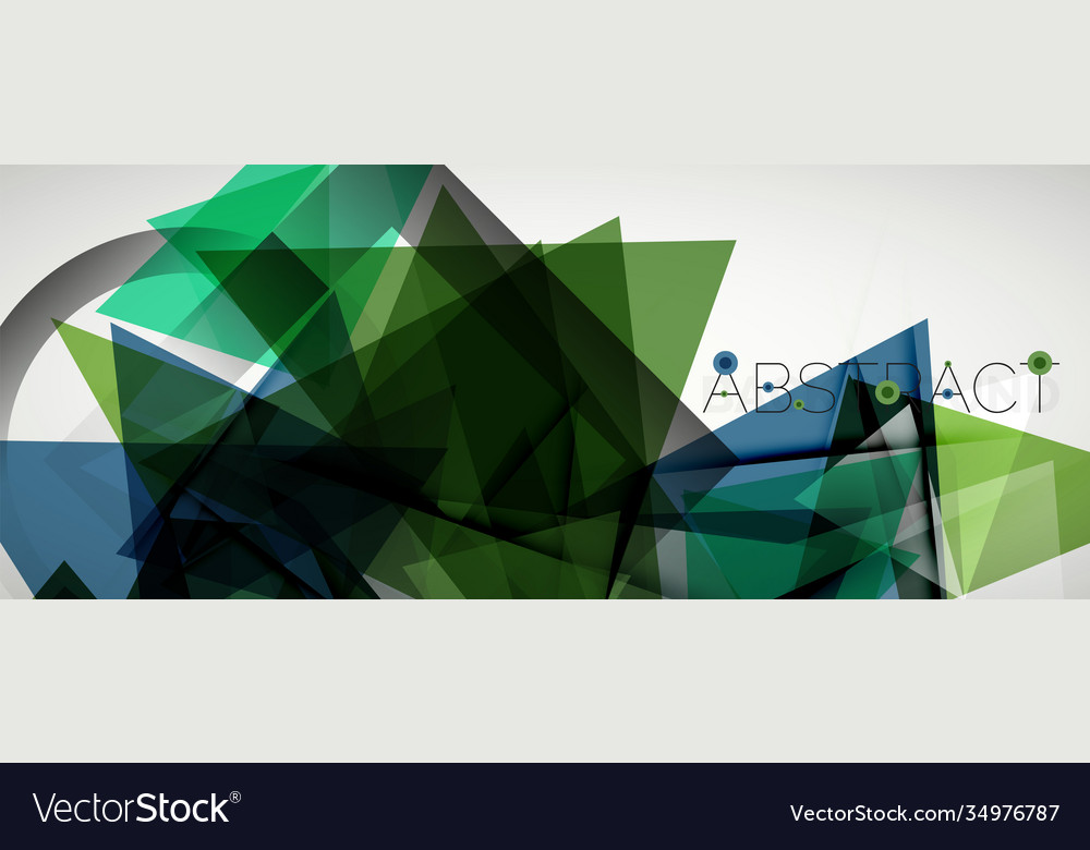 Geometric abstract background color triangle Vector Image Geometric abstract background color triangle