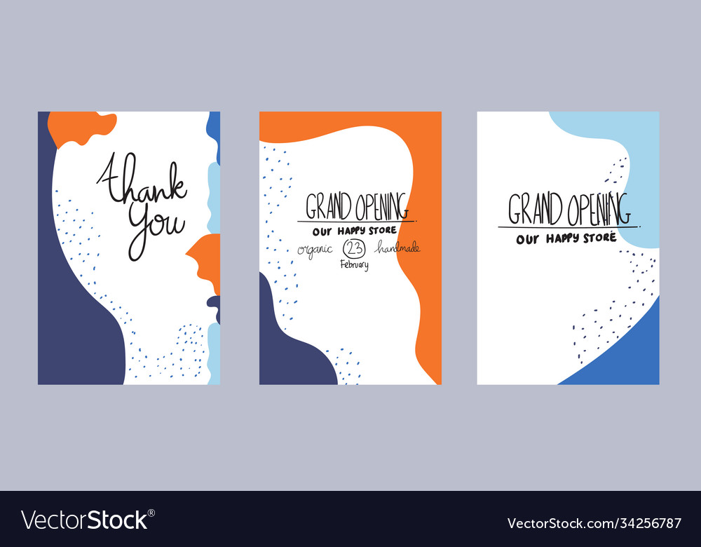 Hand-drawn abstract shape modern frame design