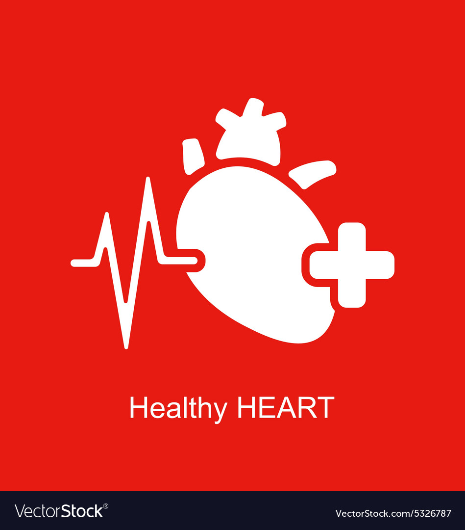 Medical logo of healthy heart