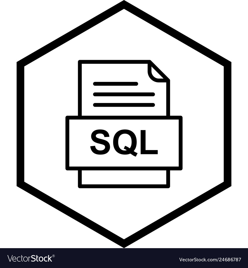 Sql file document icon