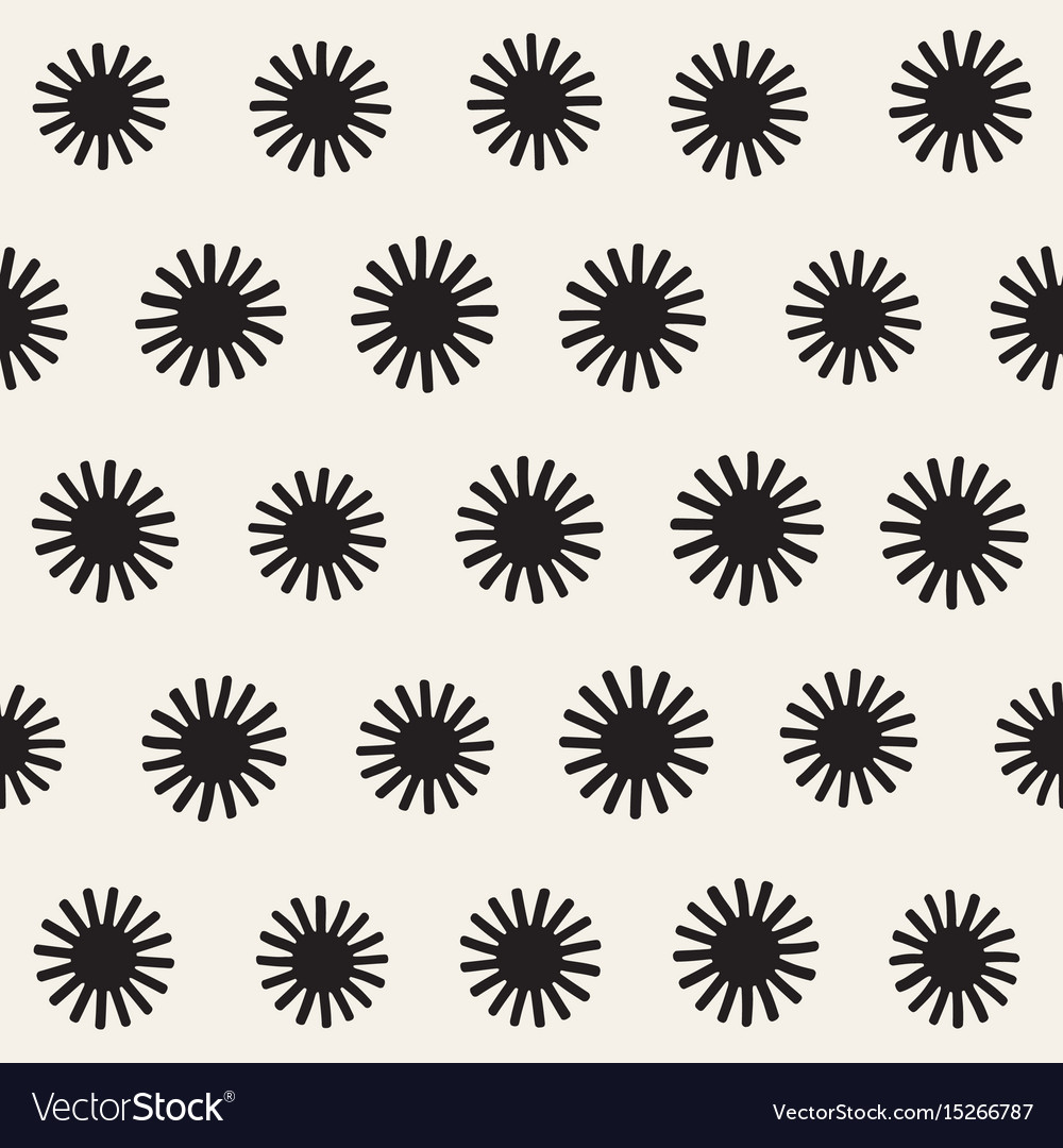 Sunburst Shape Pattern - Freehand