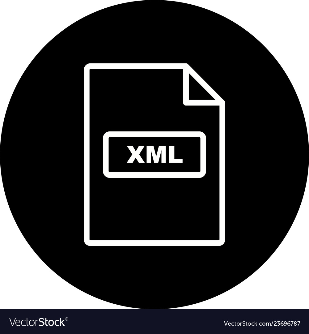 Xml icon Royalty Free Vector Image - VectorStock