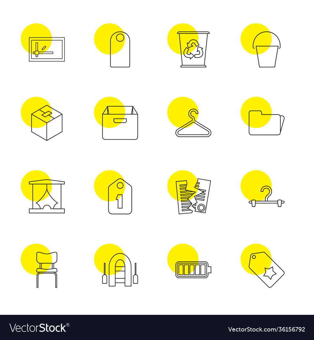 16 empty icons