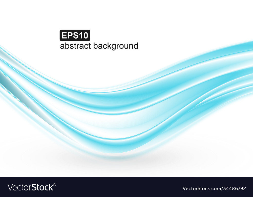 Abstract blue waves background design