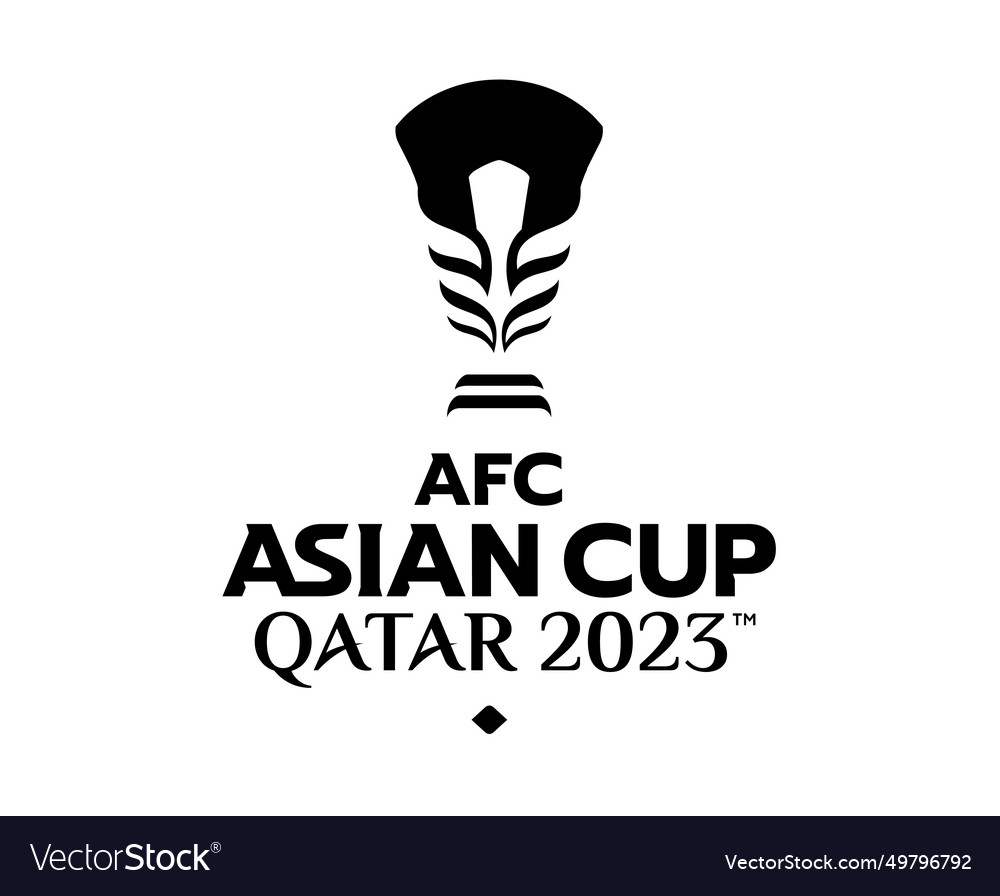 Afc Asian Cup Qatar 2023 Symbol Black Design Logo Vector Image Afc Asian Cup Qatar 2023 Symbol Black Design Logo Vector Image