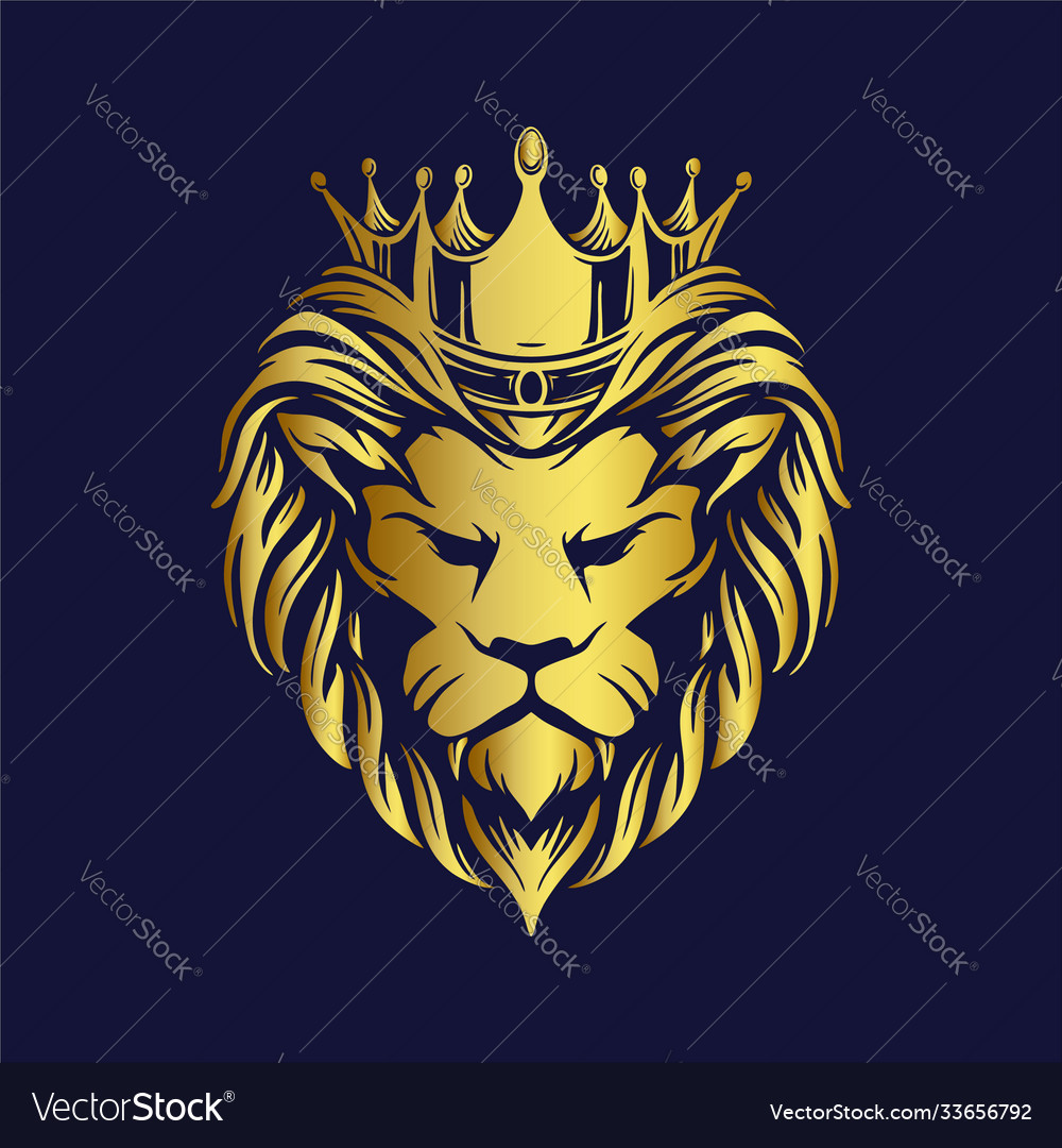 Lion brand. Lion logo Stock Vector