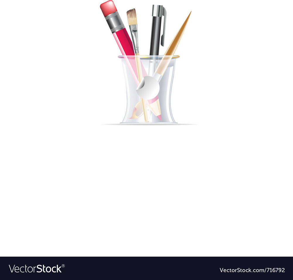 Download Pen box Royalty Free Vector Image - VectorStock