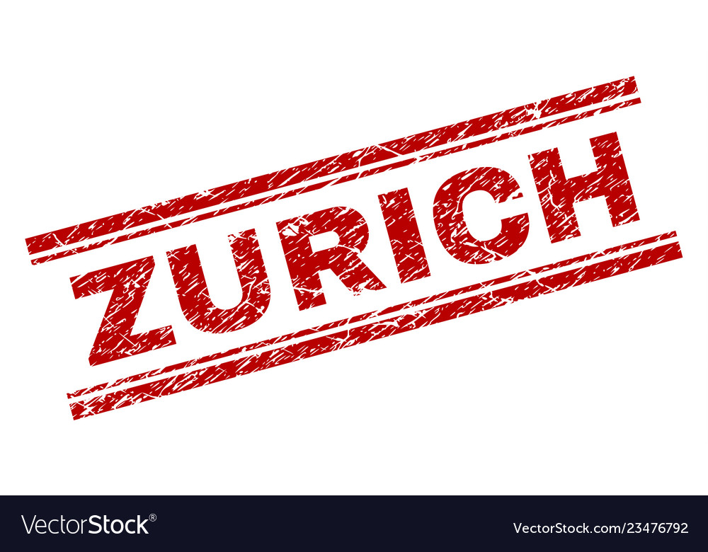 Scratched textured zurich stamp seal