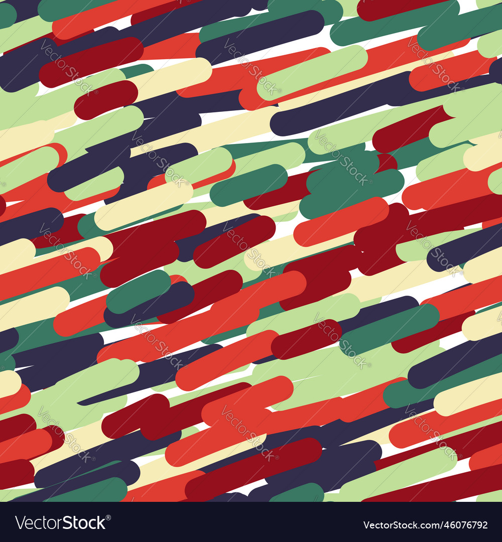 Seamless pattern with colorful brushstrokes vector image Seamless pattern with colorful brushstrokes