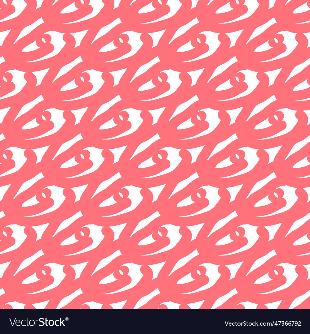 Seamless summer color pattern of abstract shapes vector image Seamless summer color pattern of abstract shapes