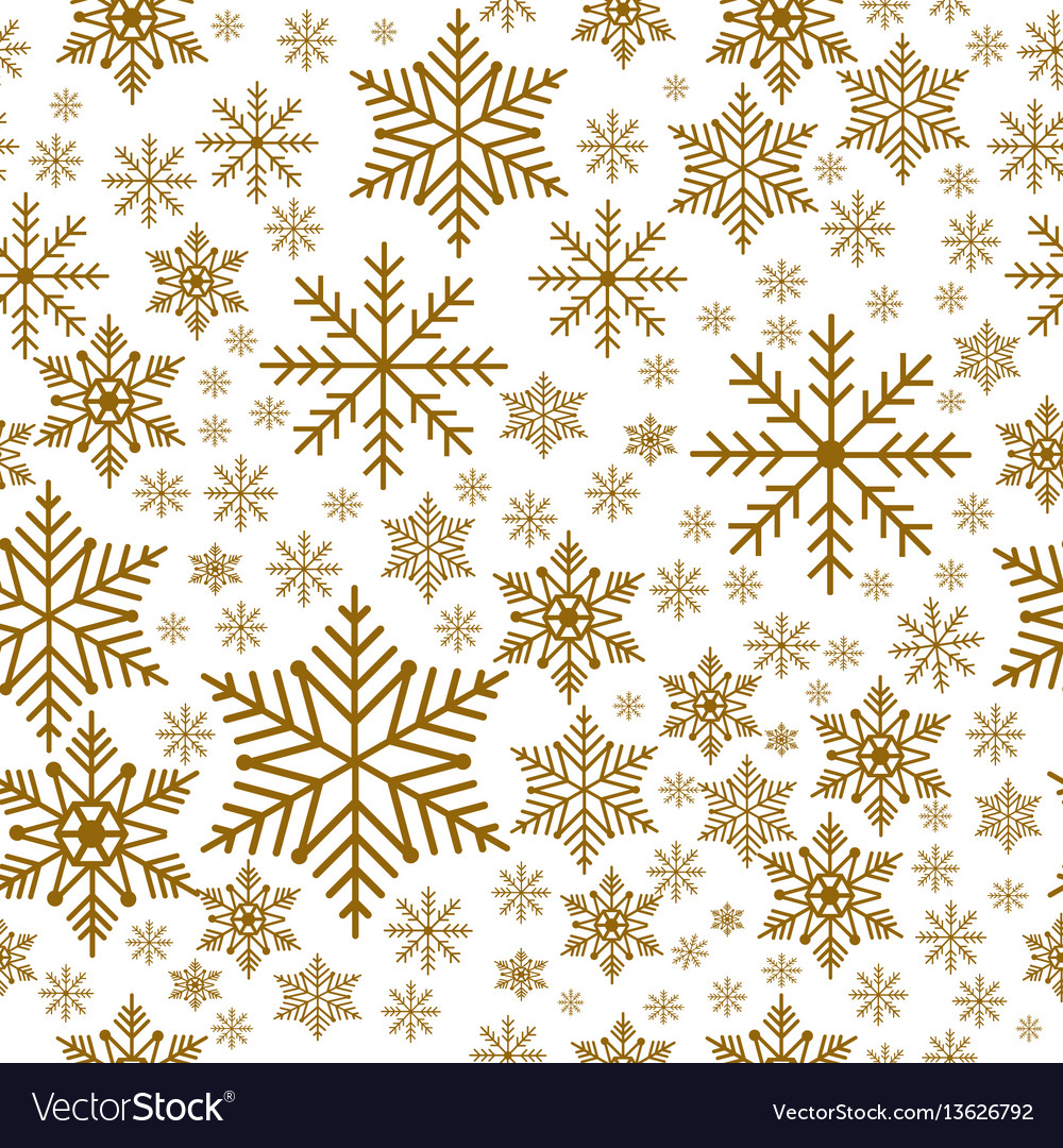 Snowflakes seamless background pattern