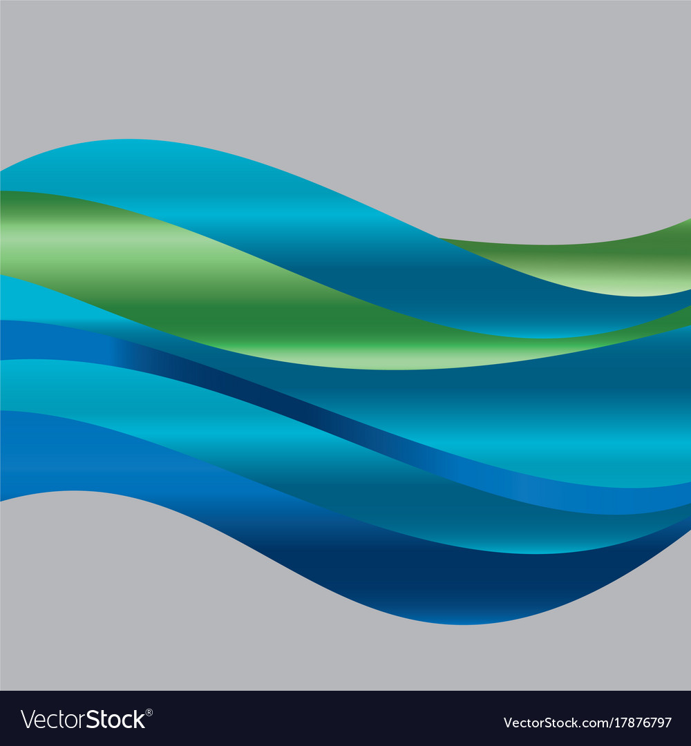 Abstract gradient wave background