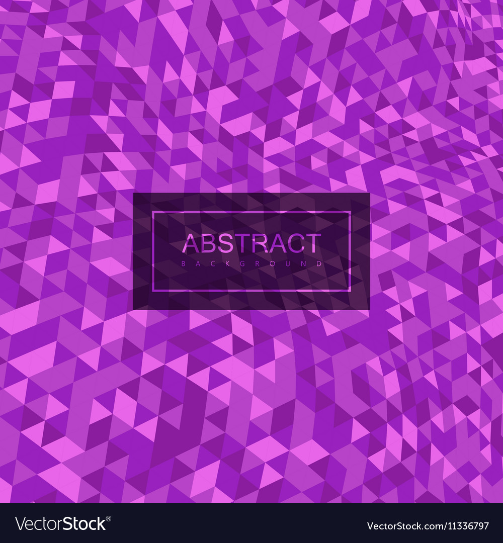 Abstract polygonal distorted background with Vector Image