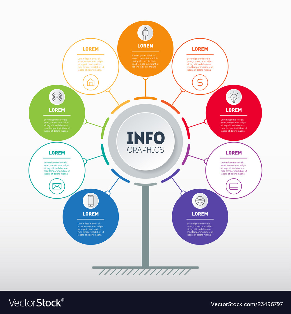 Business presentation or info graphics concept Vector Image