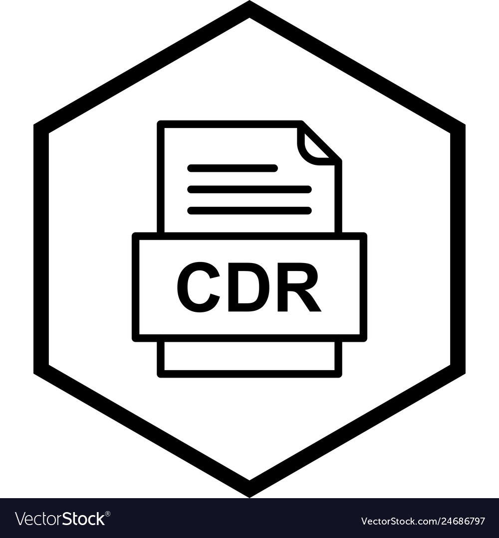 Cdr file document icon