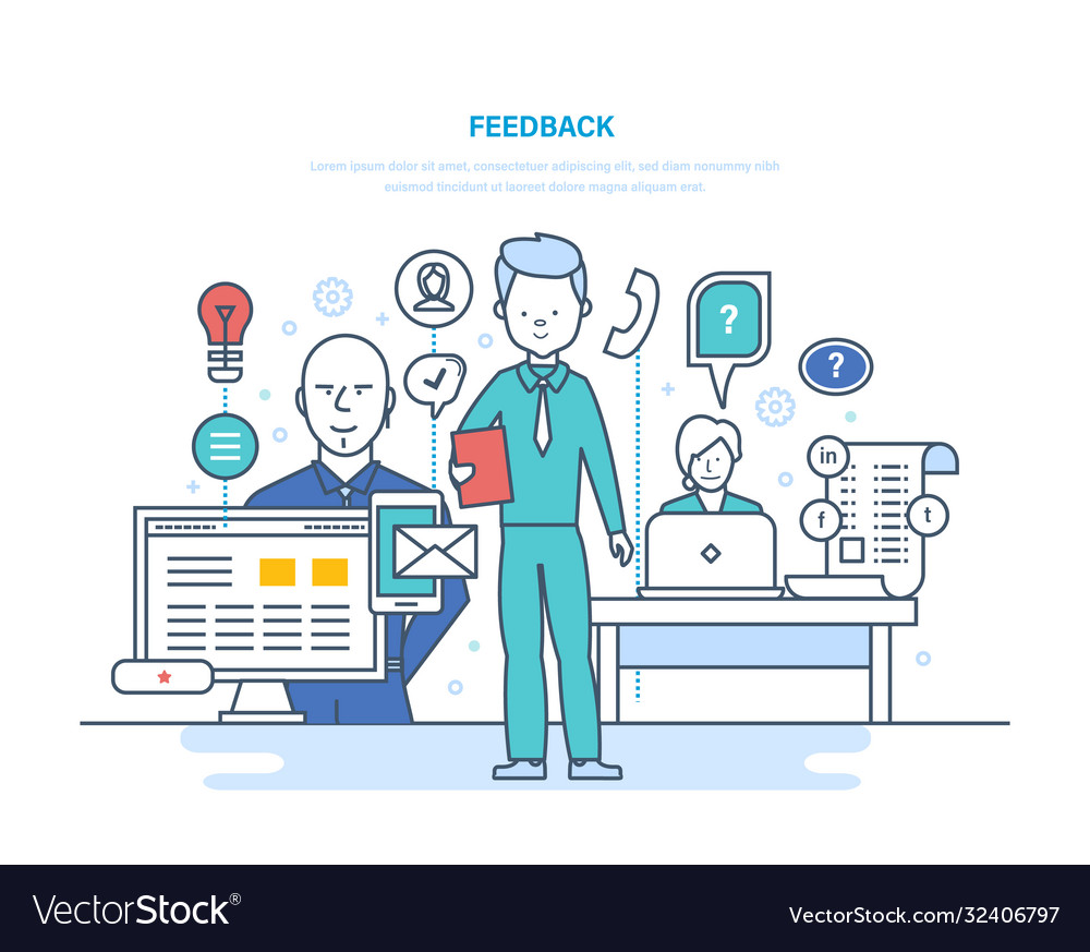 Feedback interaction through means