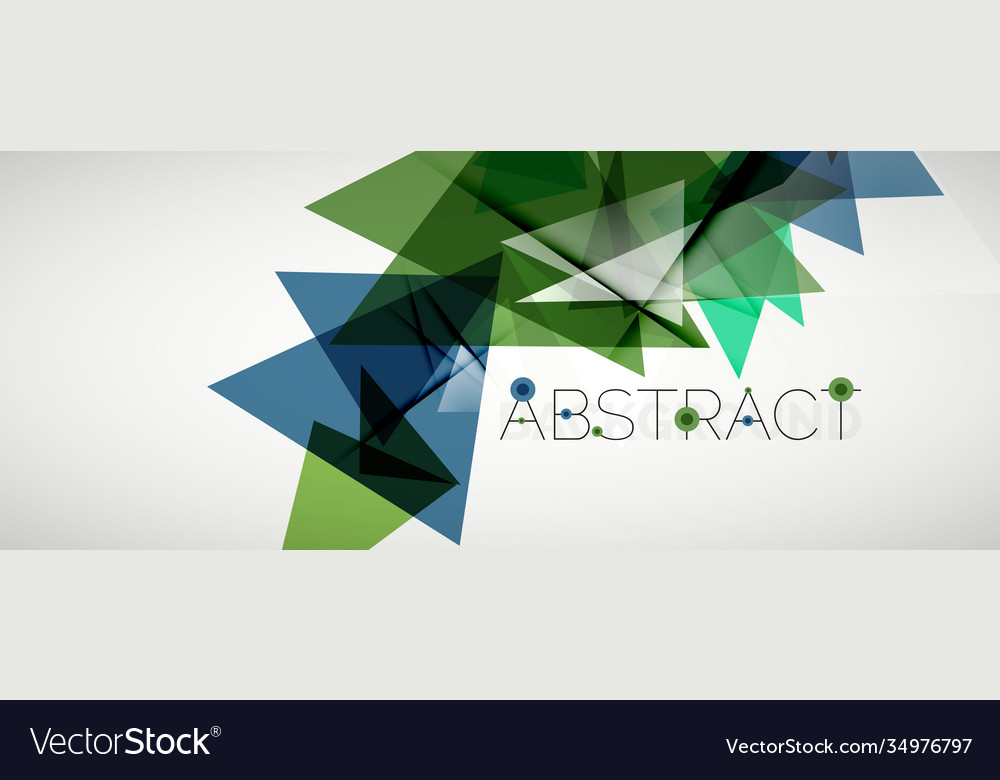 Geometric abstract background color triangle