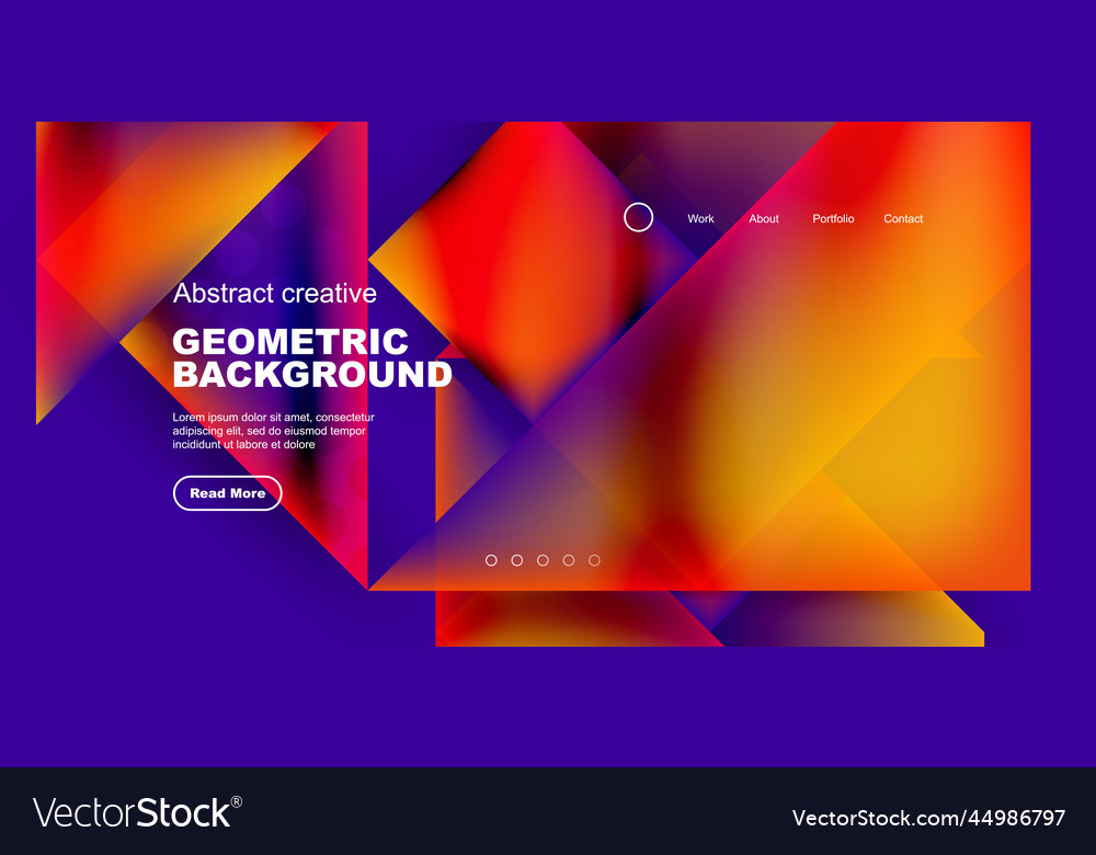 Geometric elements - squares and triangles