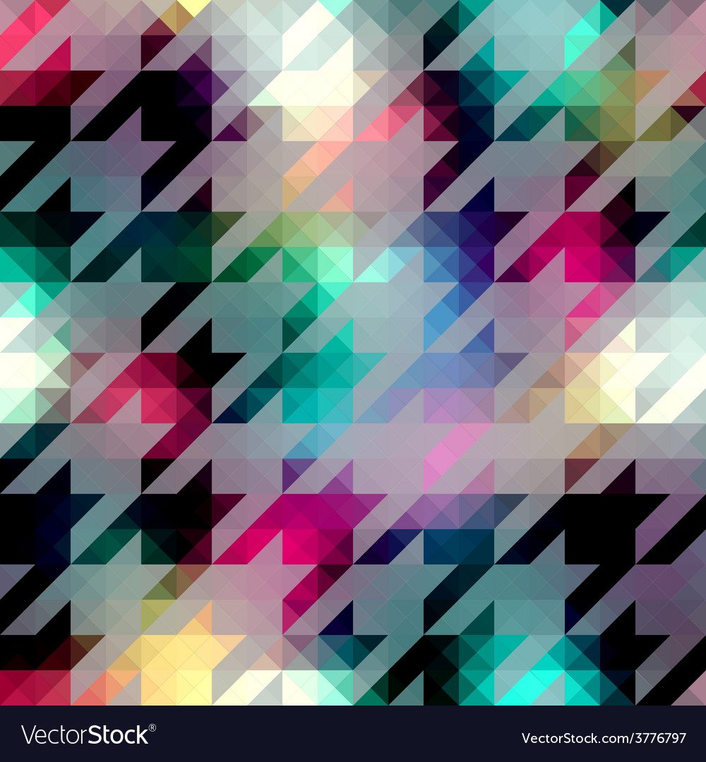 Houndstooth pattern on abstract geometric