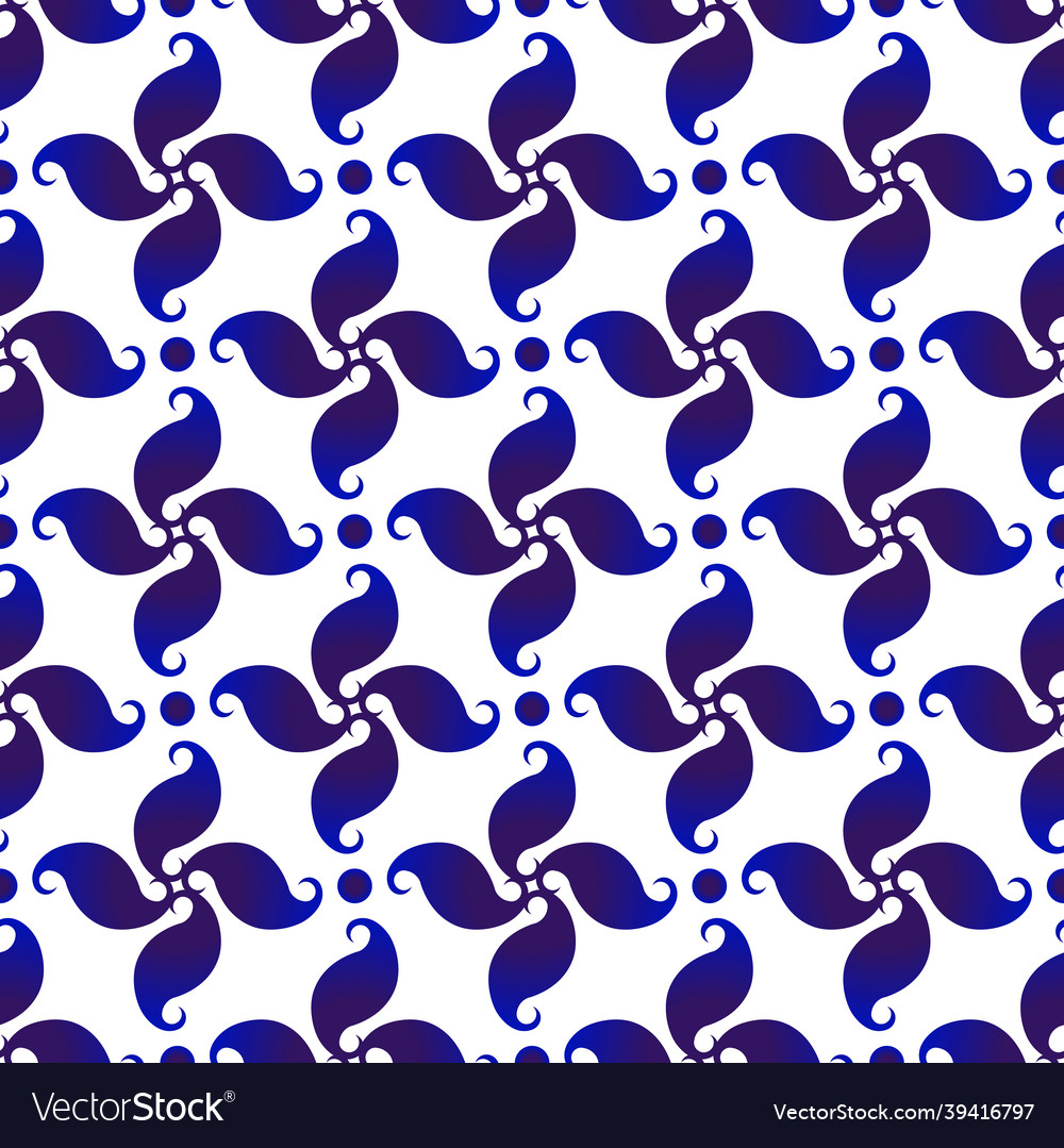 Indigo seamless pattern