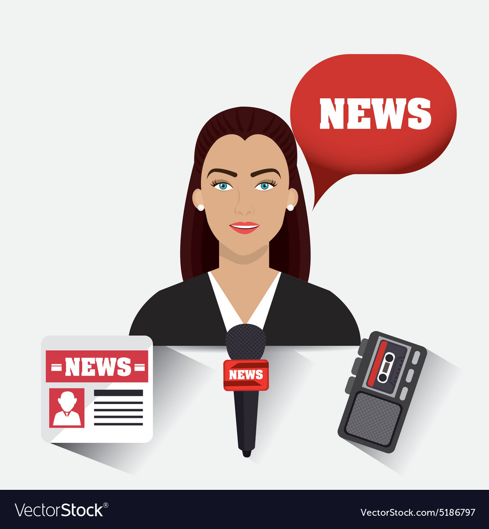 Journalism design Royalty Free Vector Image - VectorStock