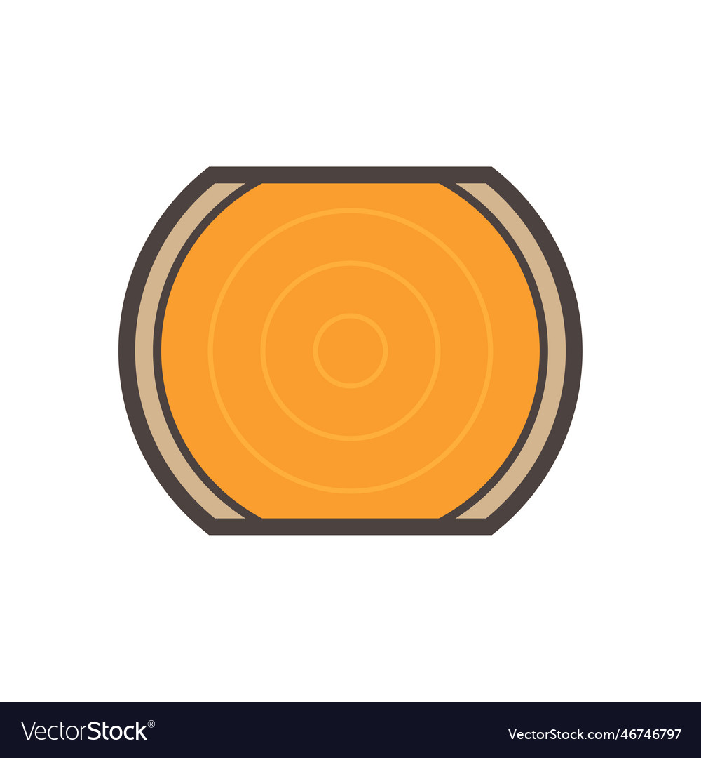 Log wood or timber icon design