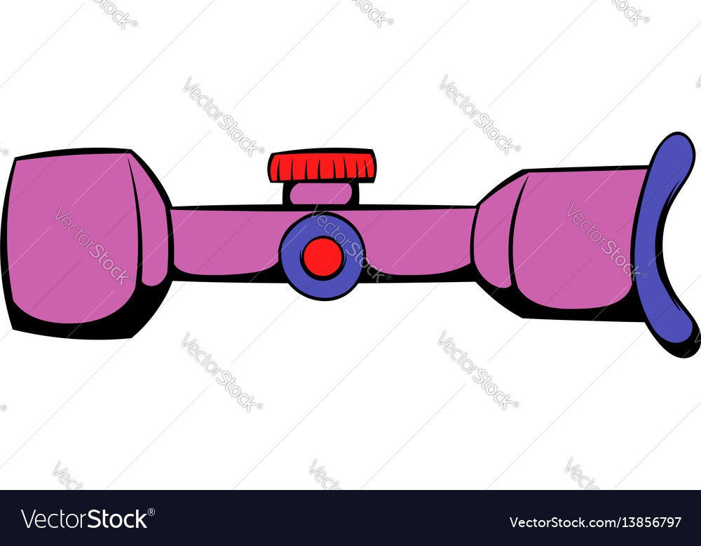 Scope Icon In Icon Cartoon Royalty Free Vector Image