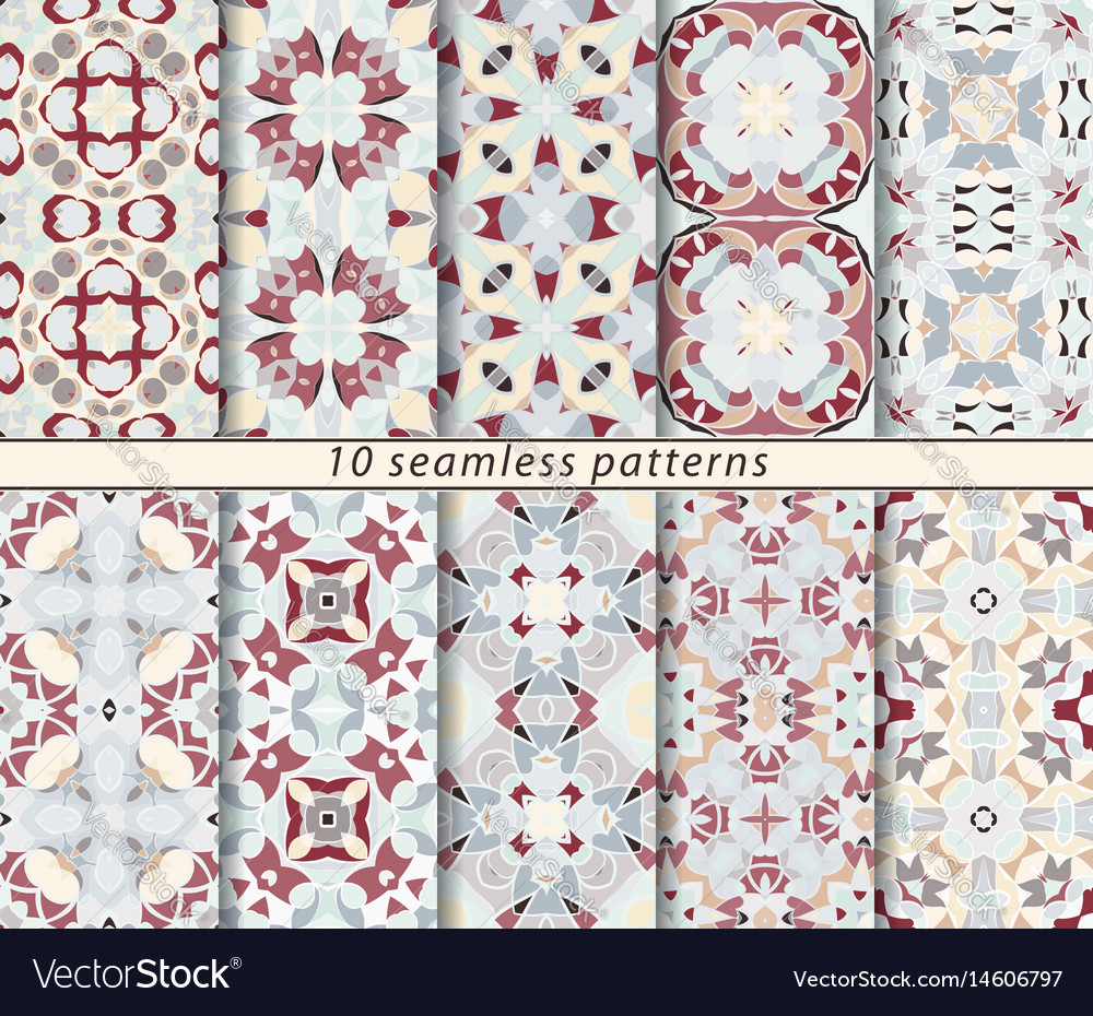 Set of seamless pattern