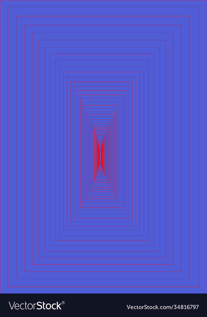 Template for text volumetric image tunnel vector image Template for text volumetric image tunnel