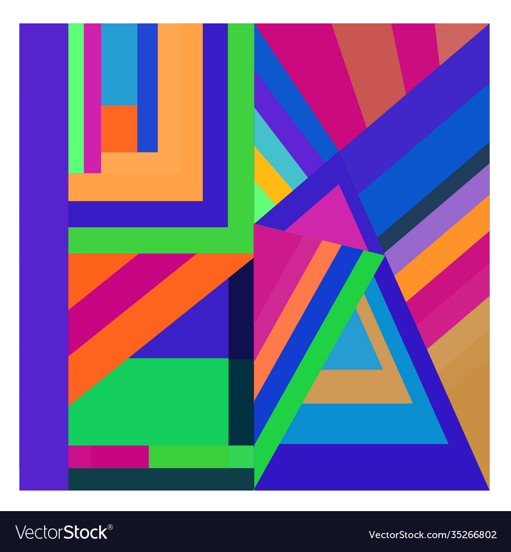Colorful geometric and curve background pattern Vector Image Colorful geometric and curve background pattern