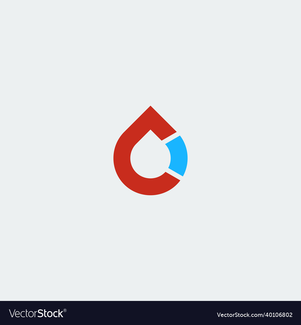 Graphic template of oil logo