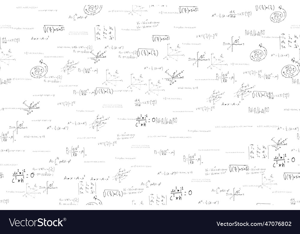 Mathematical physical algebraic formulas Vector Image Mathematical physical algebraic formulas