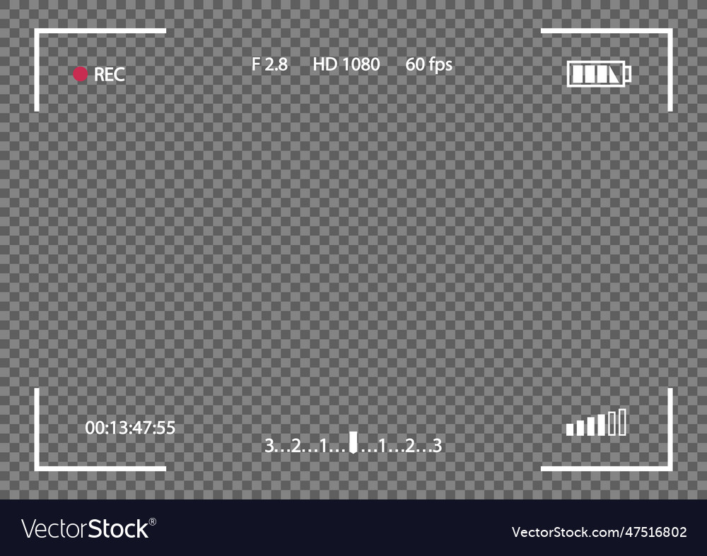 Record frame camera template