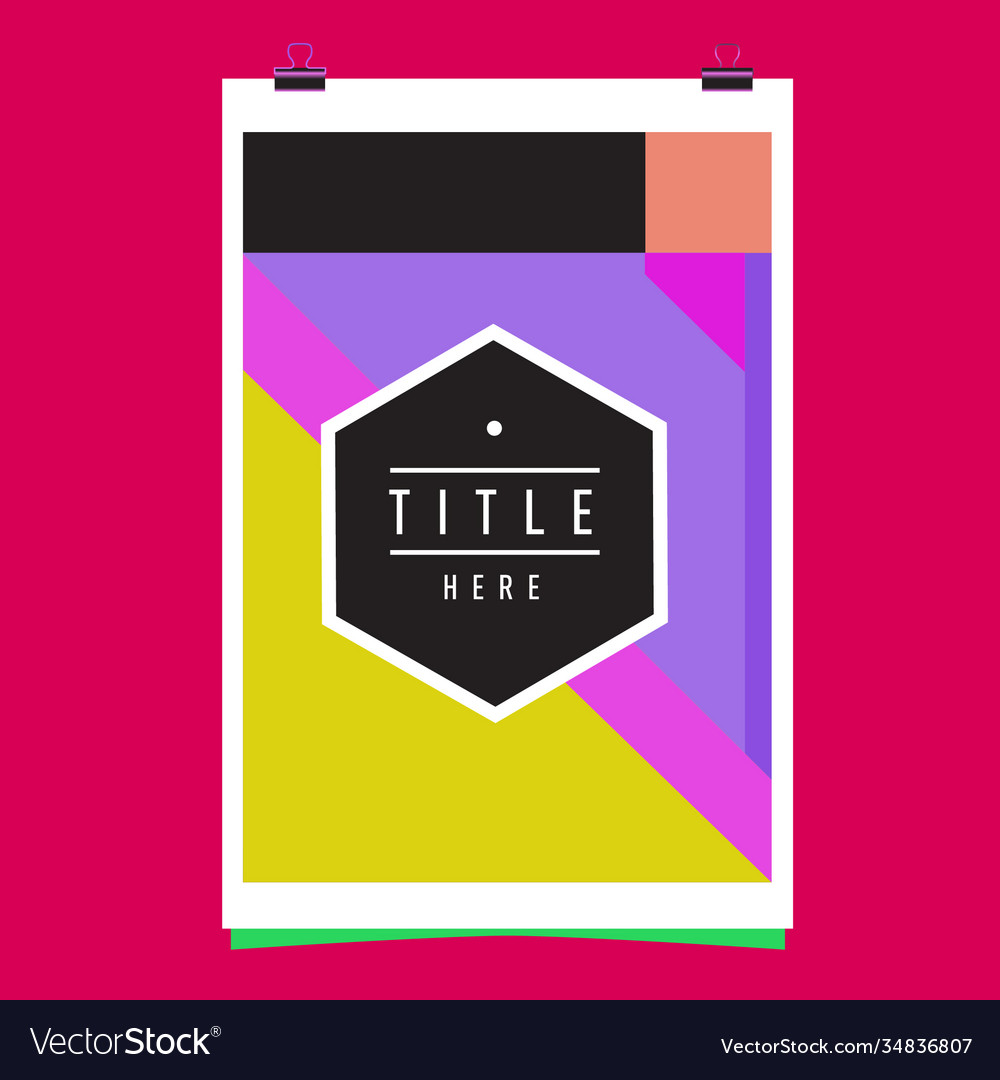 Abstract colorful geometric pattern background vector image Abstract colorful geometric pattern background