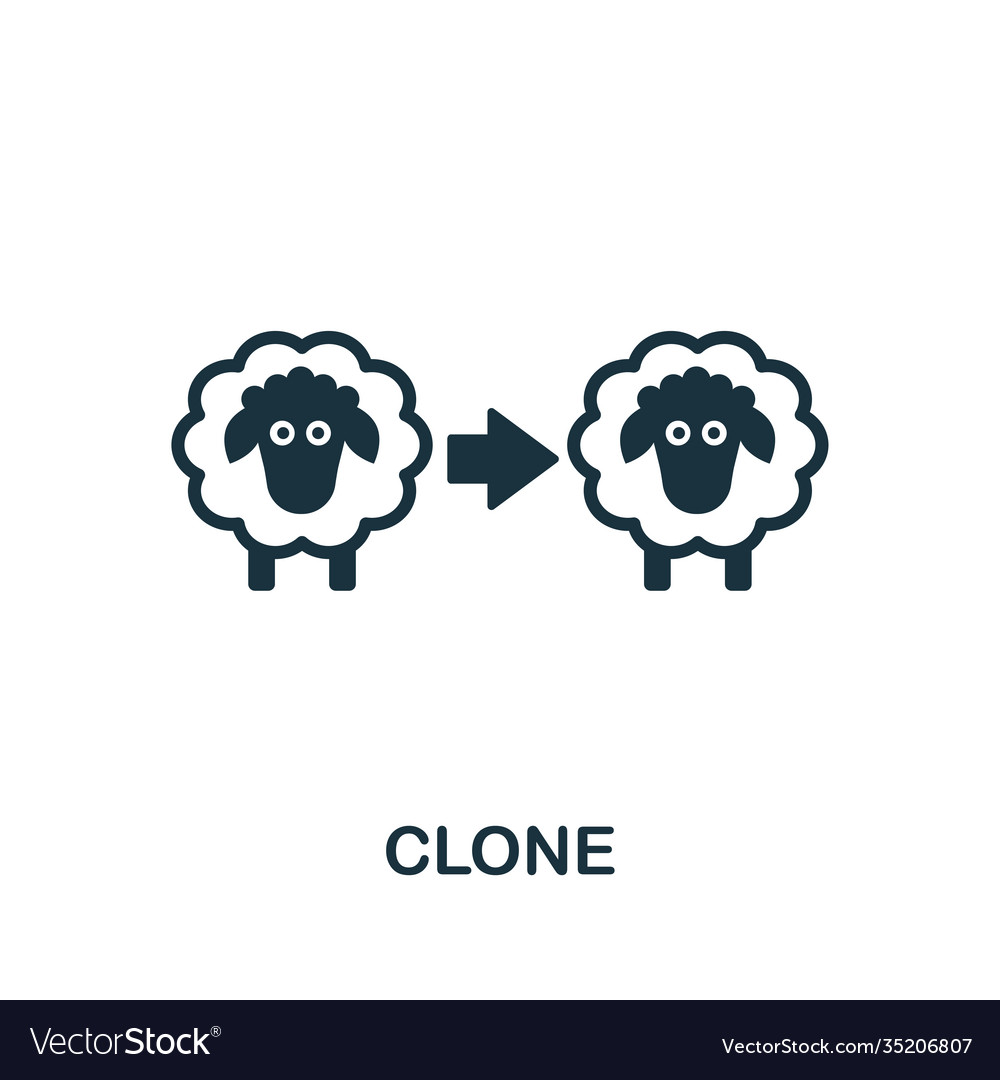 Clone Symbol Symbol kreatives Zeichen von