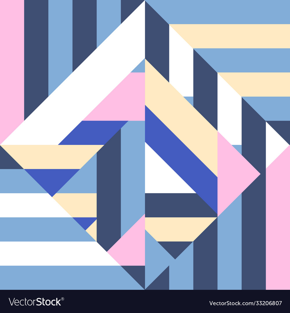 Geometrical abstract grid-based seamless pattern vector image Geometrical abstract grid-based seamless pattern