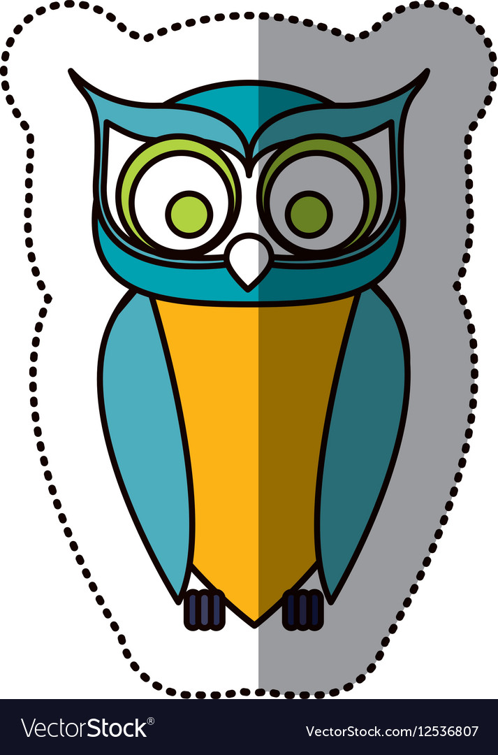 Isolated owl cartoon design