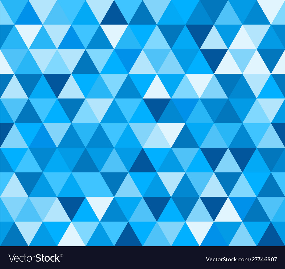 Light blue triangular seamless pattern geometric