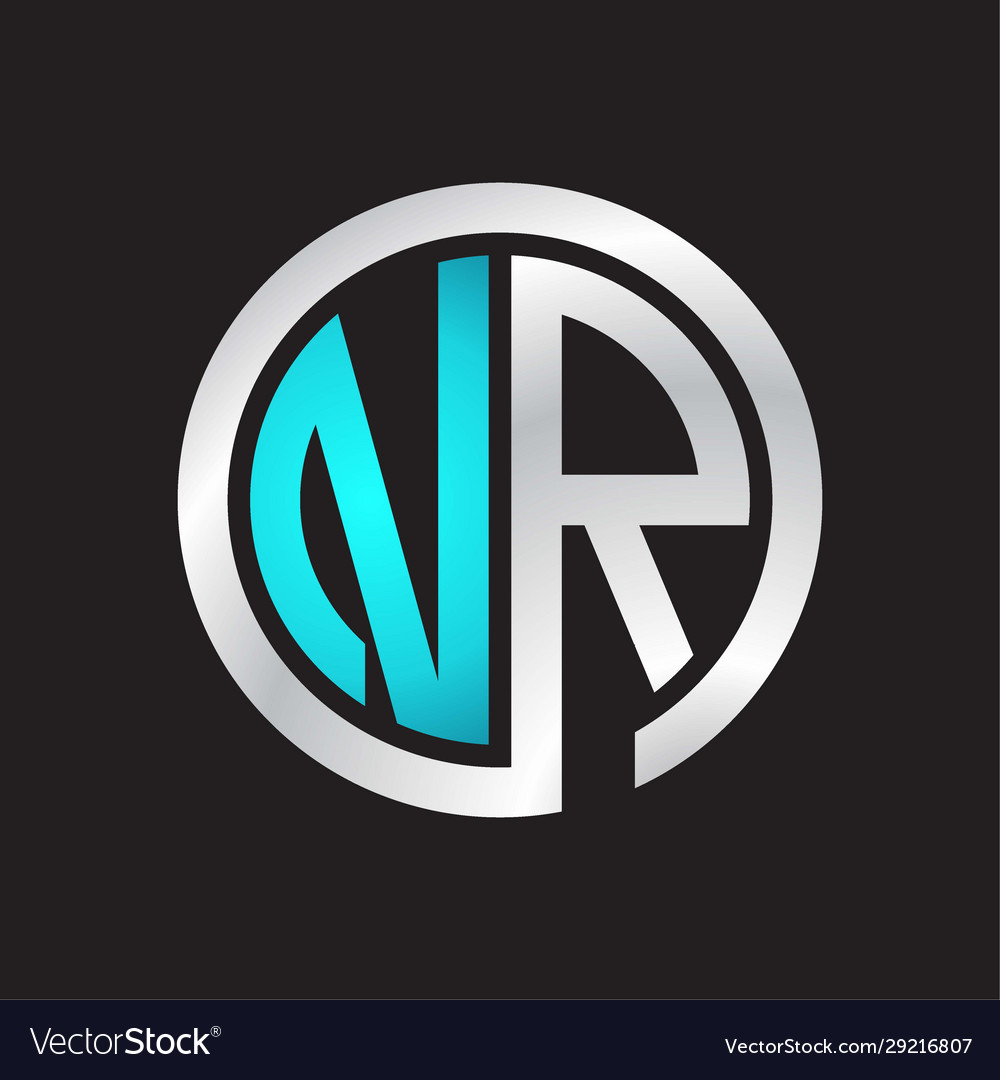 NR Initial Monogram Logo