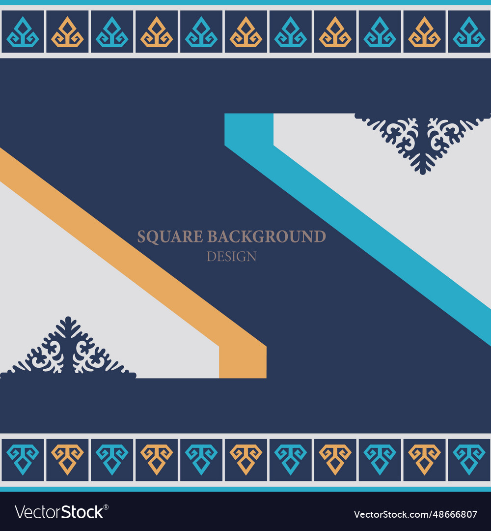 Template for your design ornamental elements vector image Template for your design ornamental elements