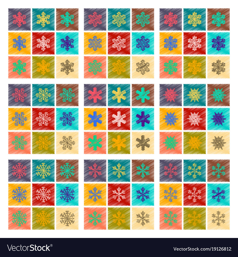 Assembly flat shading style snowflake